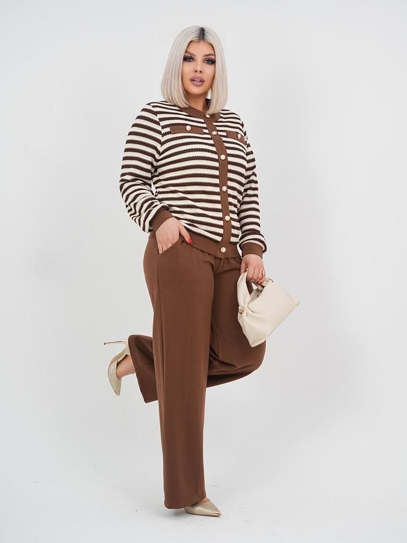 брючный костюм женский больших размеров final style,костюм женский,стильный костюм,костюм двойка,