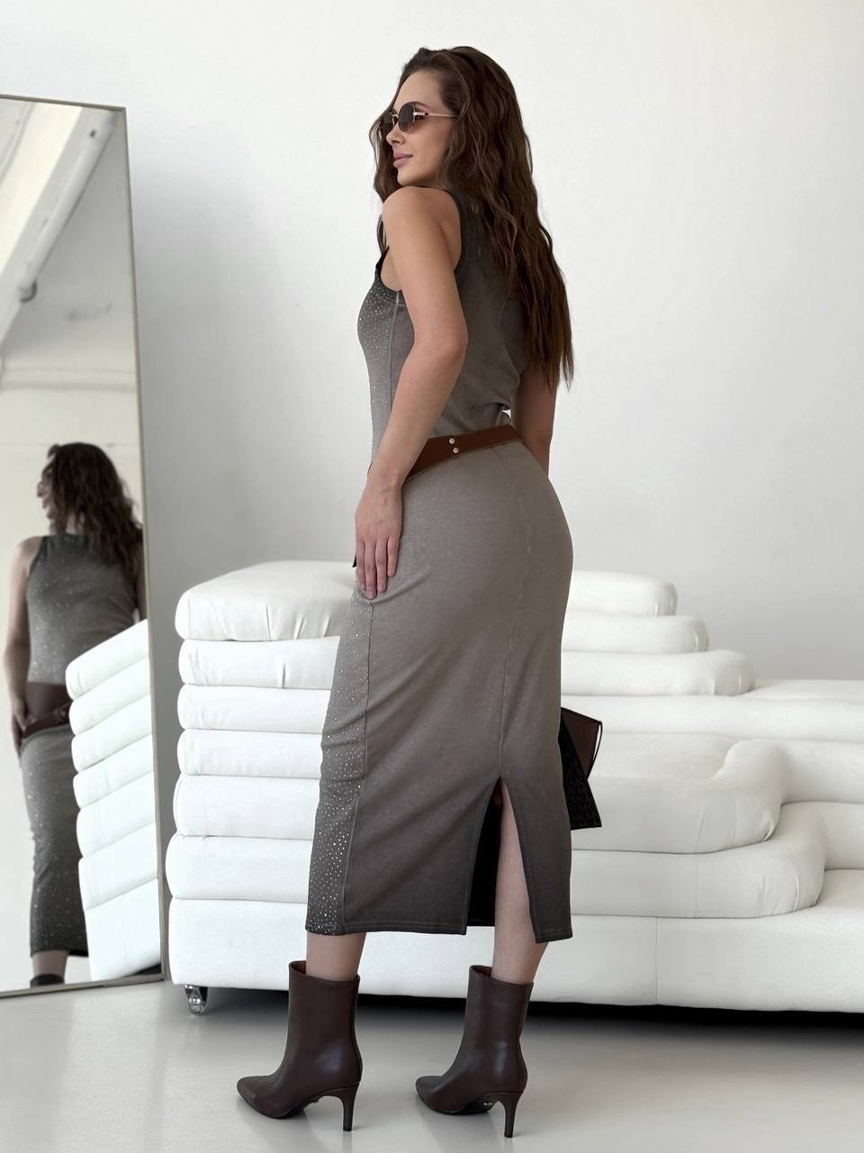 платье майка,трикотажное платье,миди платье,платья туники,шикарное платье