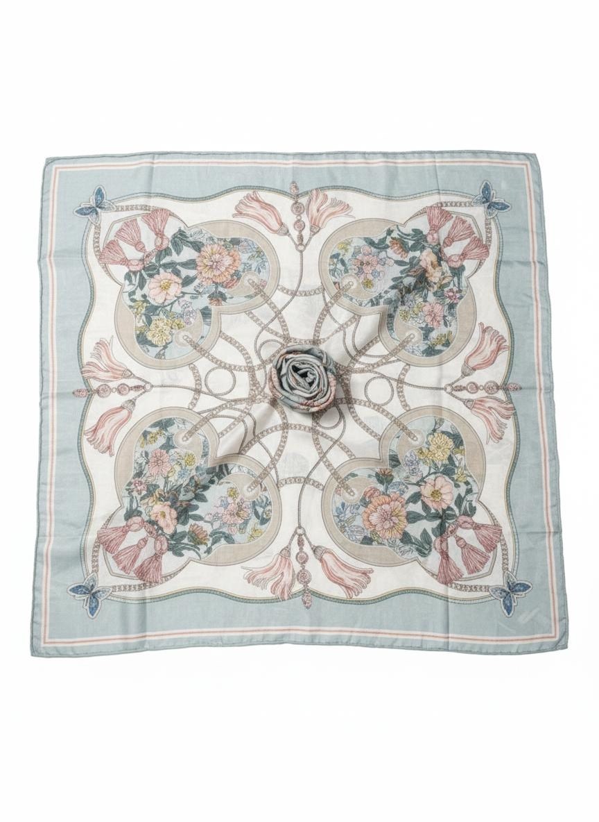 платок,шелковые платки,шелковый платок клод моне,платок текстильный,платки женские