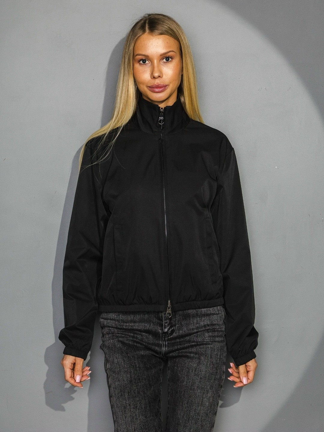 куртка бомбер женская,бомбер женский,чёрный женский бомбер,tenlinsin бомбер,ветровка бомбер