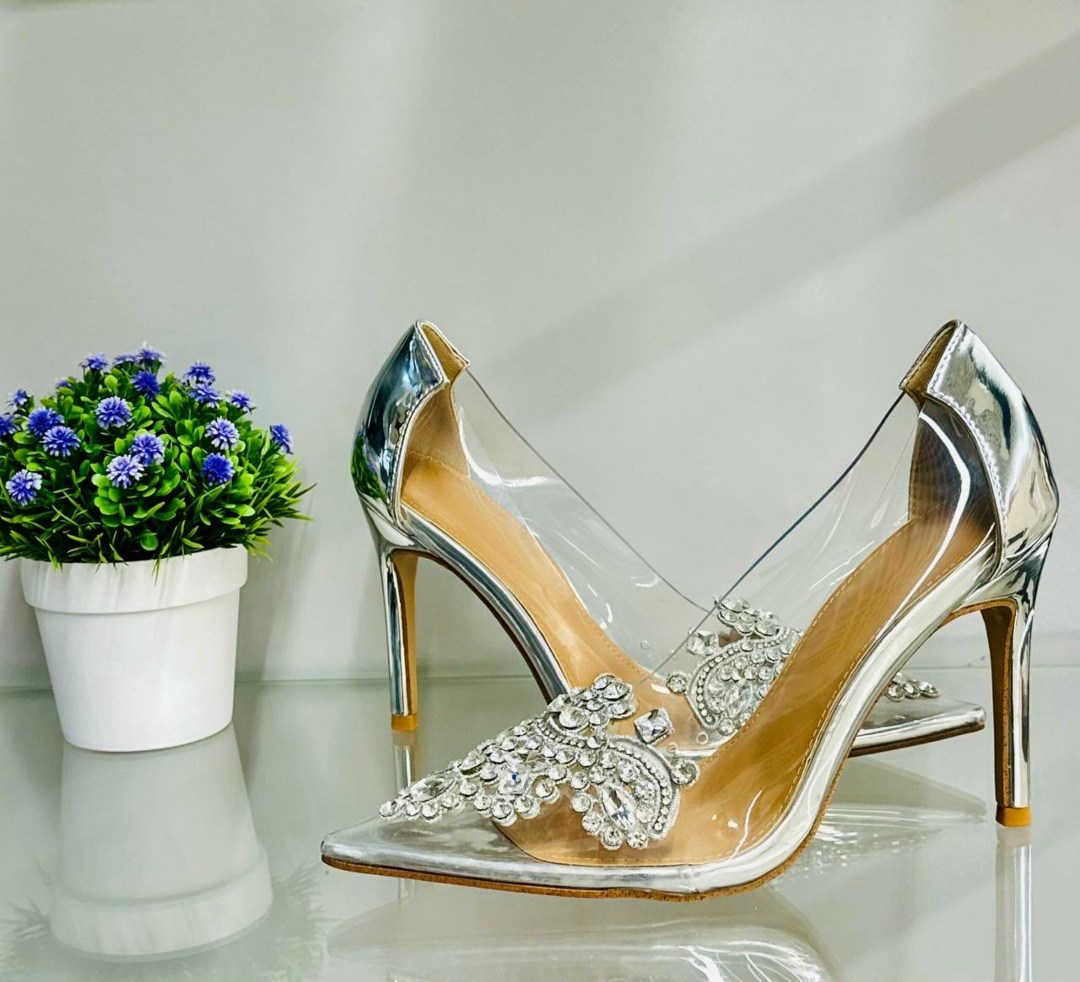 женская ,стильная ,туфли прозрачные,туфли лодочки женские,свадебная