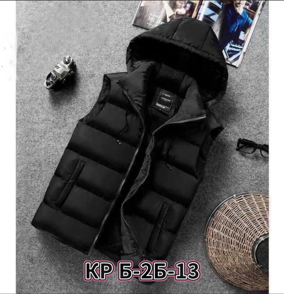 мужской утепленный жилет,жилетка безрукавка утепленная с капюшоном,мужской зимний жилет,безрукавка мужская,жилетка мужская