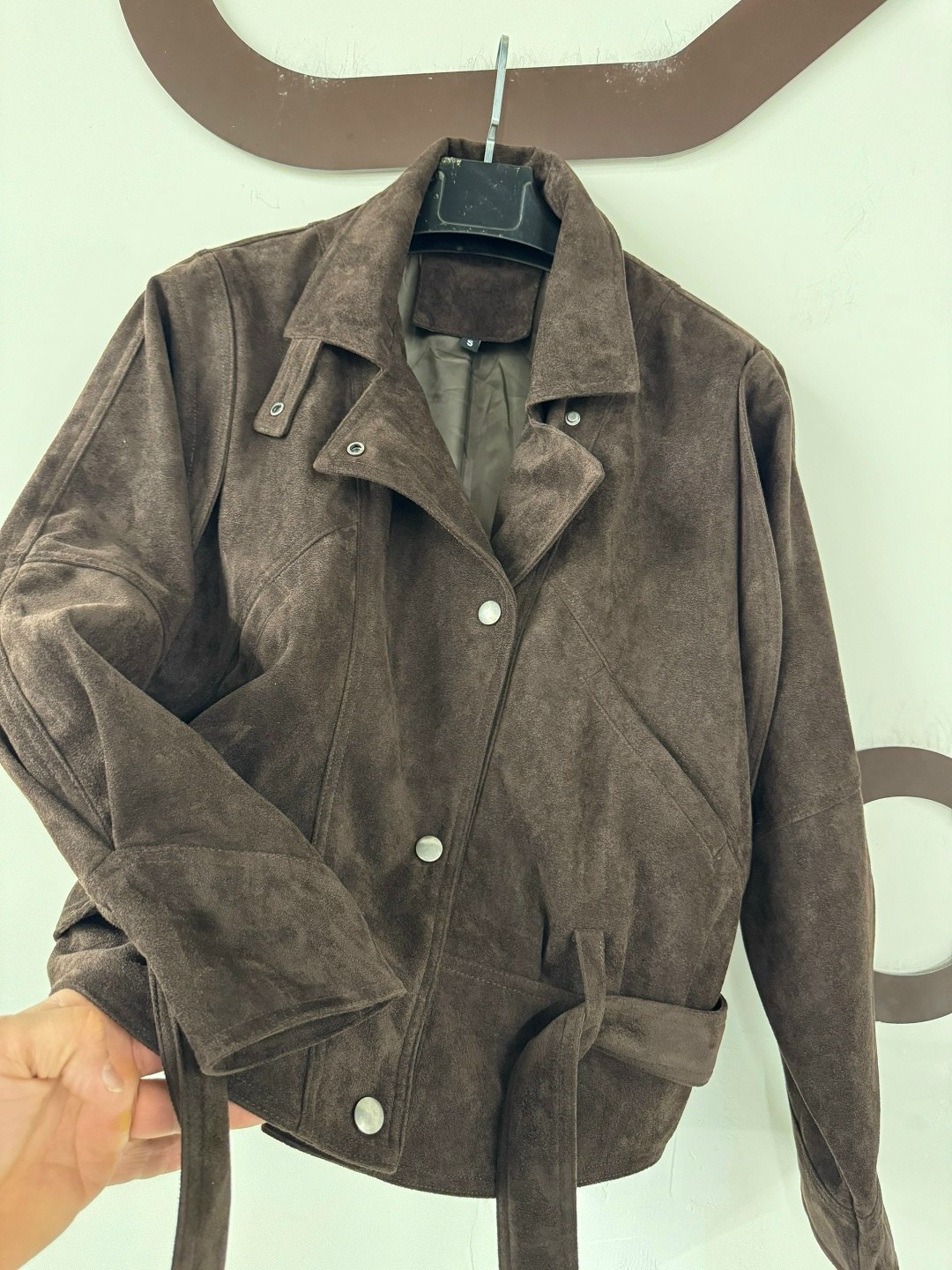 замшевая куртка,удлиненная замшевая куртка на кулиске mr-279-75-kr-z,женская куртка из замши шоколад,куртка замшевая женская,кожаная куртка