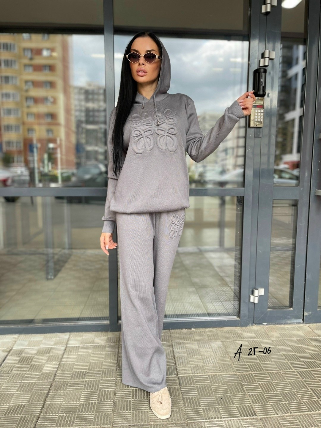 вязаный костюм свитшот и брюки trend.collection,костюм трикотажный женский,вязаный костюм свитшот и брюки,трикотажный костюм,женский костюм