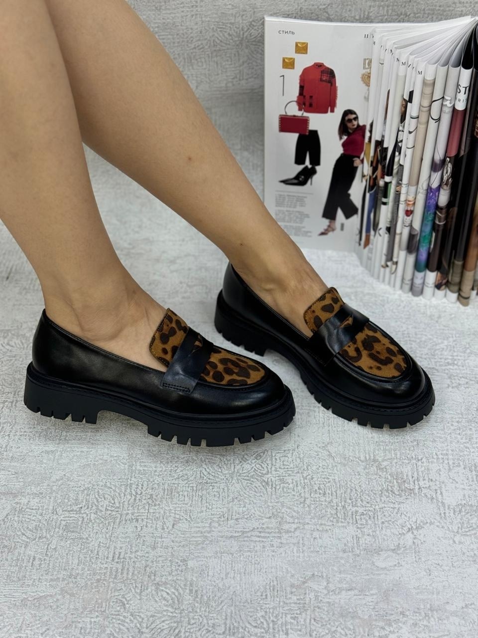 ,лоферы женские,леопардовые лоферы,женская ,лоферы женские коричневые