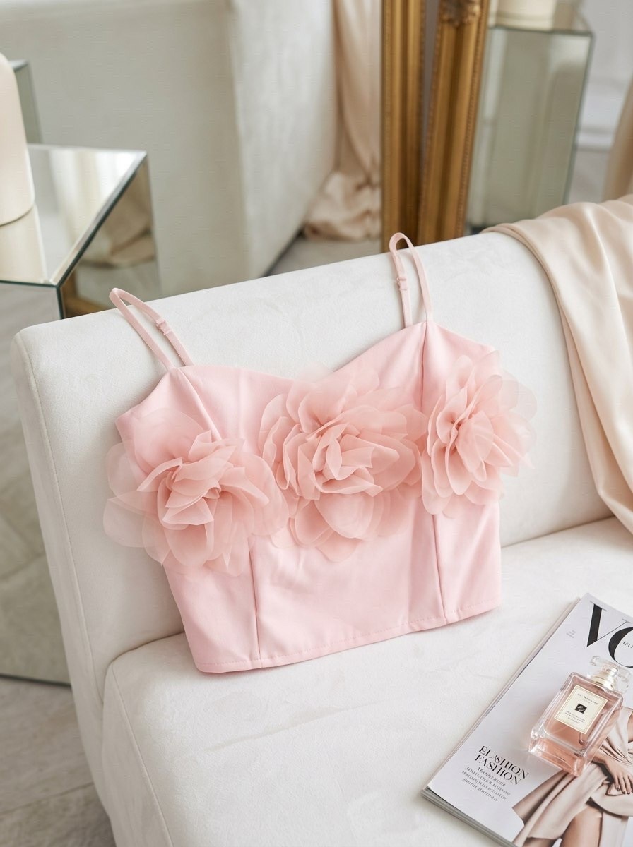 женские топы,женский кроп топ,топ с цветами,