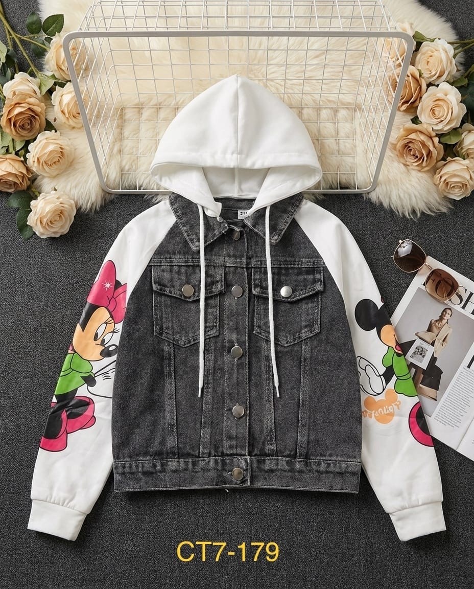 джинсовая куртка для девочек,куртка джинсовая jeans fashion микки маус,джинсовая куртка,джинсовая куртка с микки маусом,джинсовая детская куртка