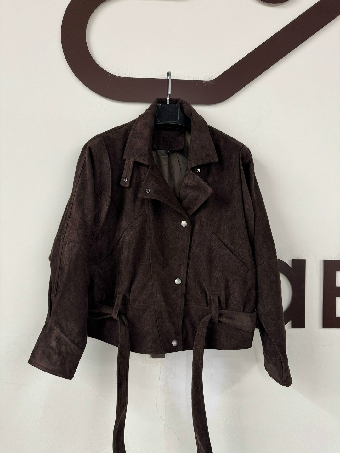 замшевая куртка,удлиненная замшевая куртка на кулиске mr-279-75-kr-z,женская куртка из замши шоколад,куртка замшевая женская,кожаная куртка