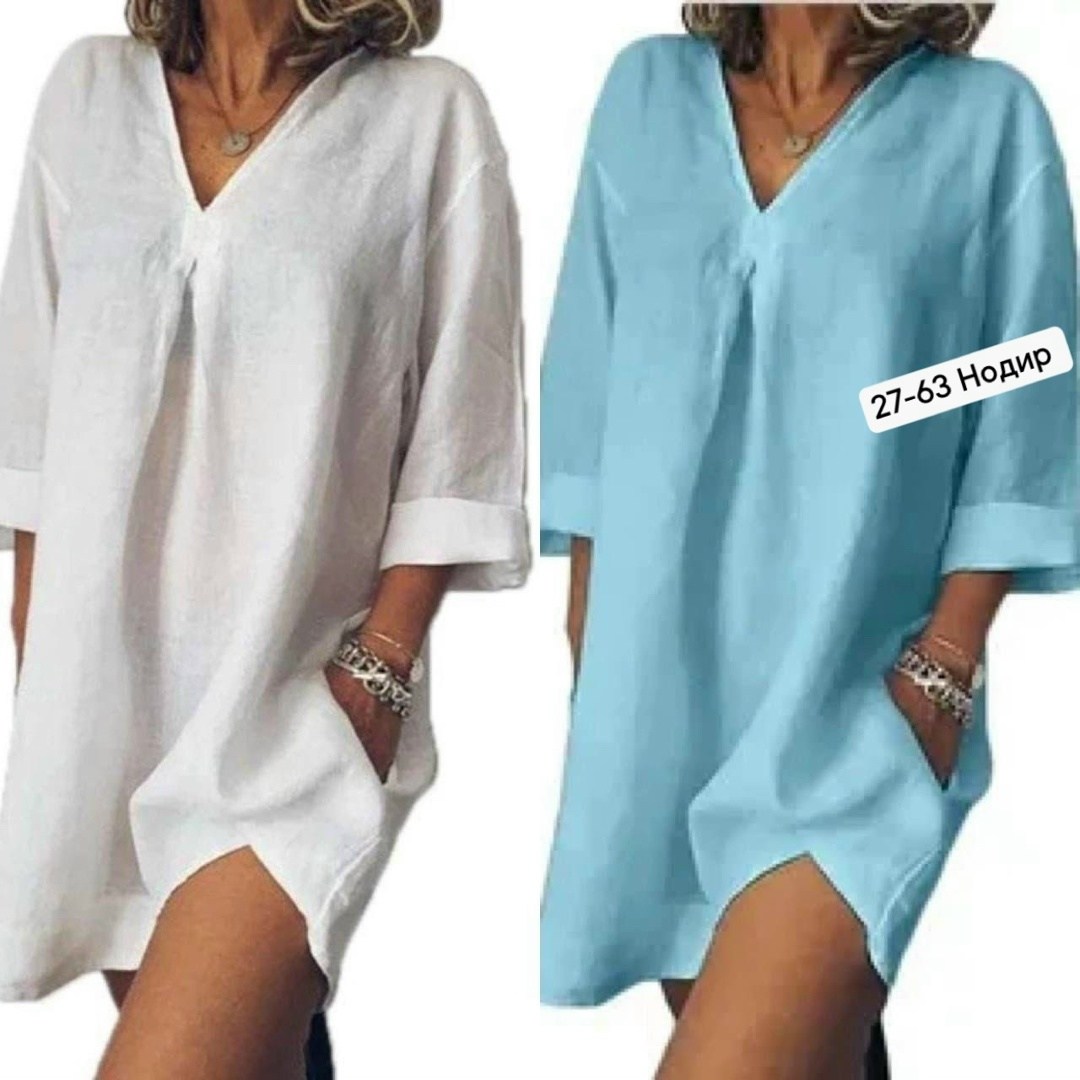 легкая туника,женское платье оверсайз,платье туника,пляжная туника из льна,стильная туника