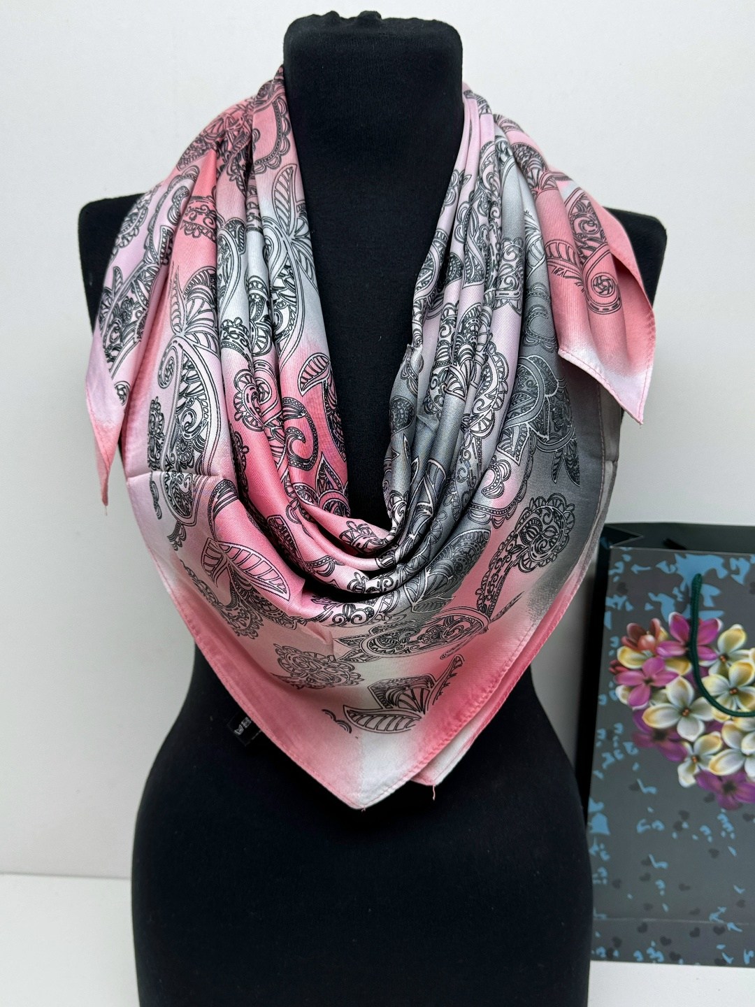 шарф платок шелковый,платки шелковый на голову и шею,платок женский косынка,шелковые платки,платки шарф