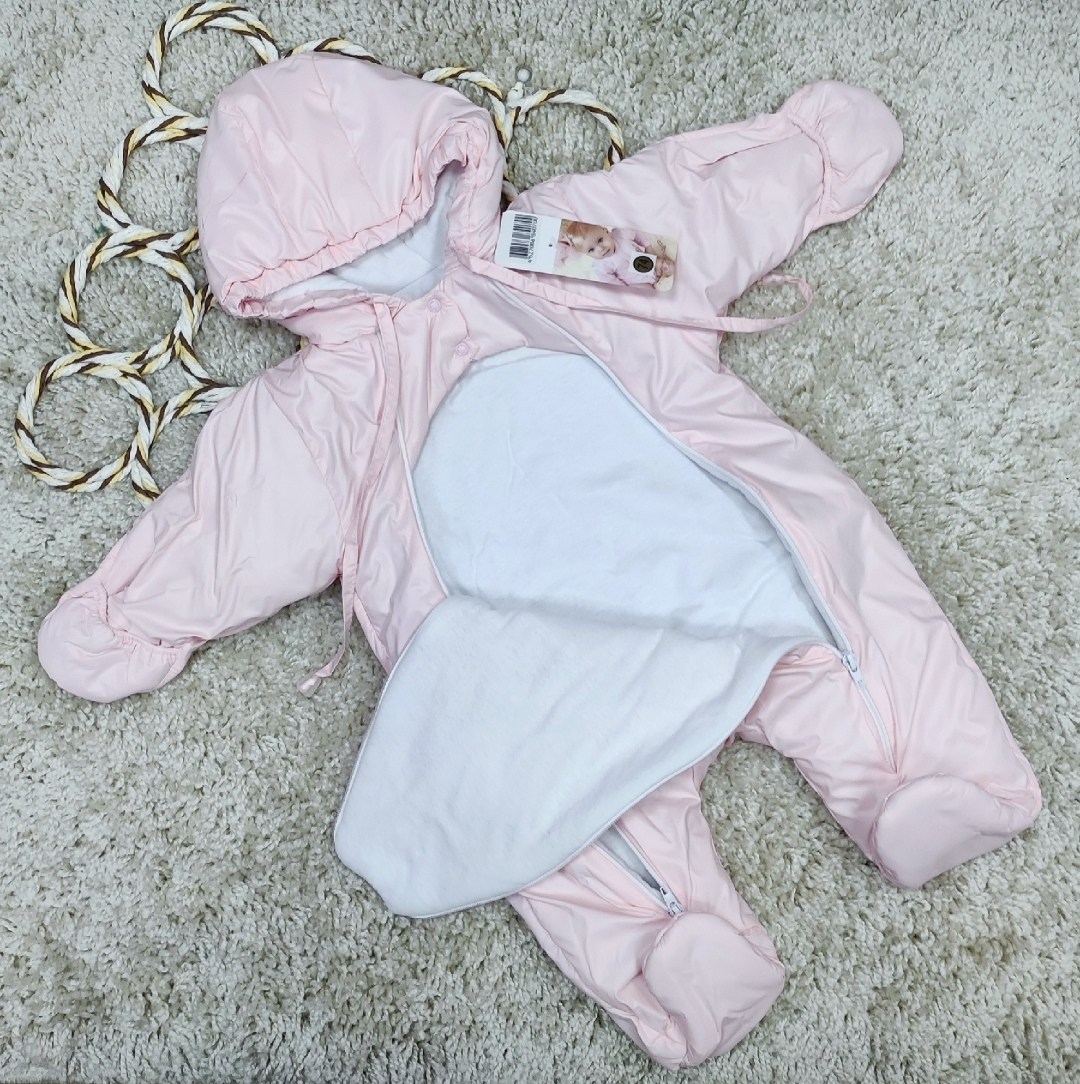 комбинезон демисезонный kerry 62,комбинезон молочный,комбинезон,зимний комбинезон для новорожденного,комбинезон демисезонный для новорожденного