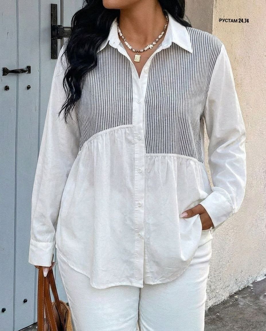 рубашка женская,женские блузки,рубашка в полоску,модные блузы,повседневная женская блузка