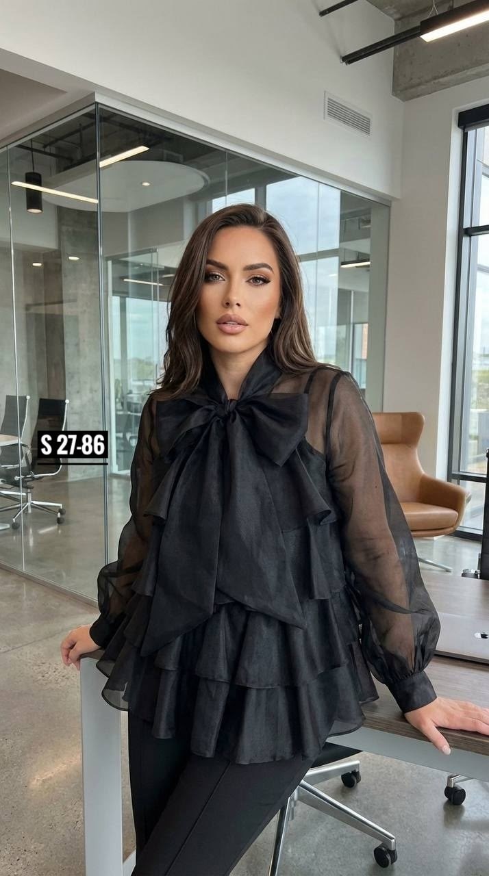 блузка из органзы,блузка прозрачная из органзы,нарядная блузка,блузка шифоновая,блуза