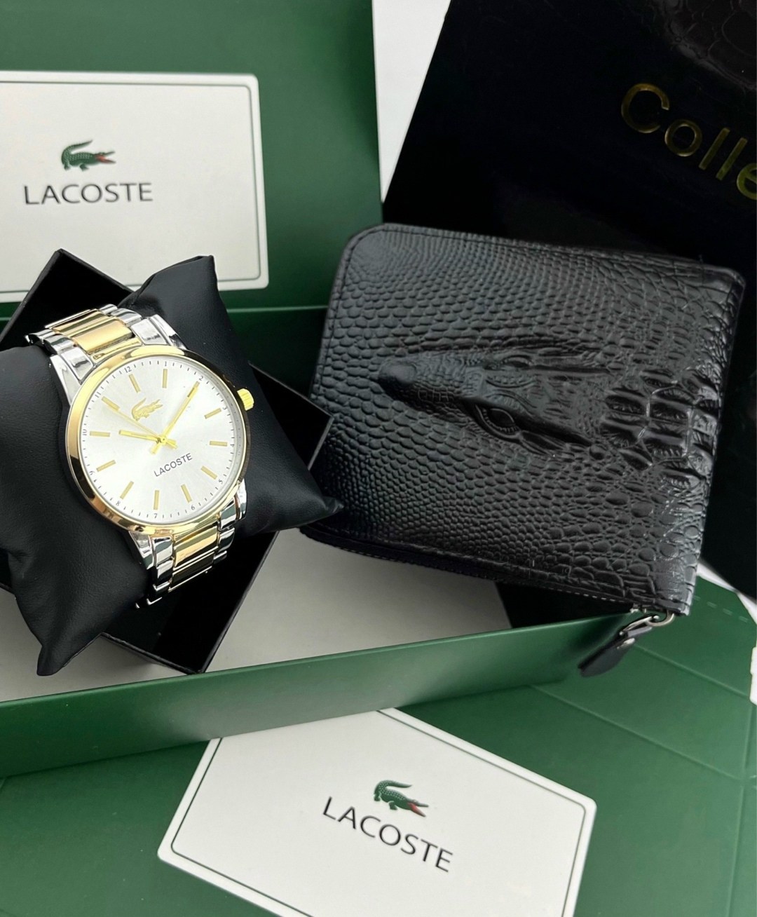 кошелек для мужчин,подарочный набор lacoste,набор для мужчин,lacoste портмоне,мужской подарочный набор