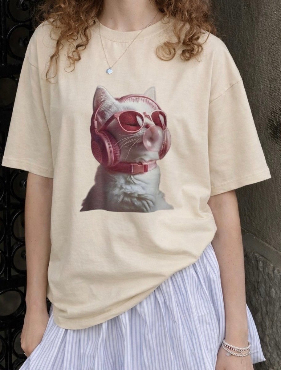 футболка женская,футболки оверсайз с принтами,футболка женская с принтом,футболка с принтом,футболка женская ф 294 (бежевый)