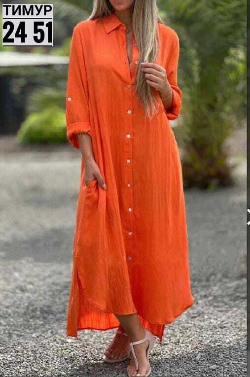 женское длинное платье-рубашка из хлопка и льна,длинное платье рубашка,летнее платье рубашка длинное,женское платье рубашка,платье рубашка свободное