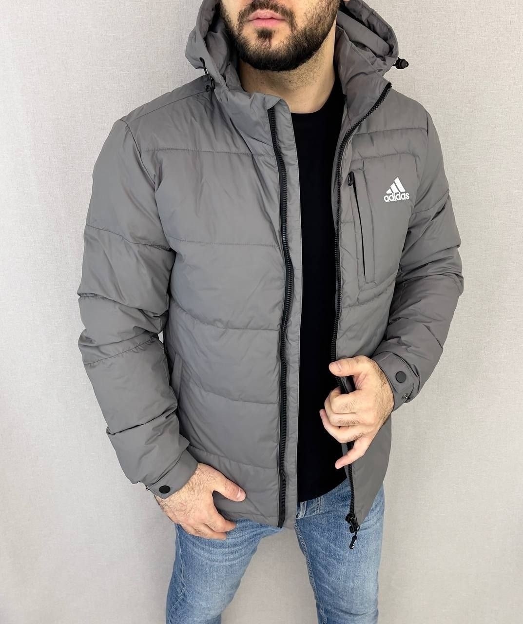 куртка весенняя adidas мужская с капюшоном,мужская зимняя куртка adidas,куртка мужская adidas,зимняя куртка adidas,демисезонная куртка adidas