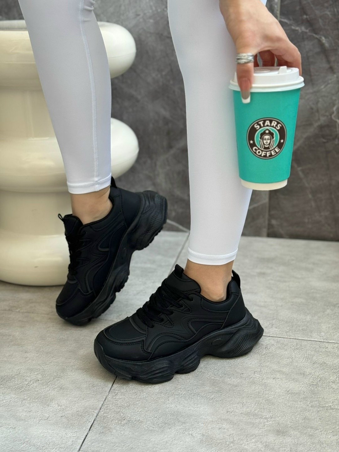 кроссовки женскиe,кроссовки,черные кроссовки,массивные кроссовки, кроссовки