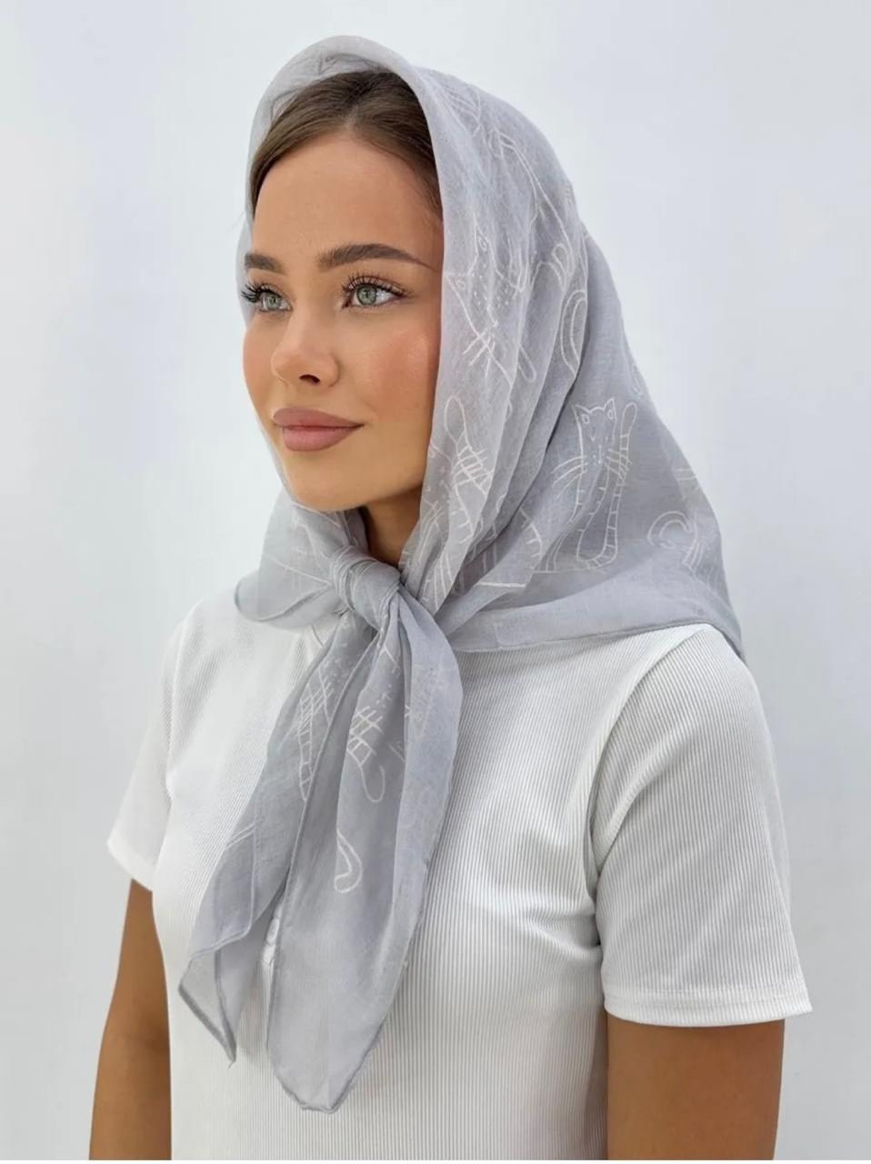 платок косынка на голову и шею,платок косынка на голову,платки тонки,платок черный,платок женская