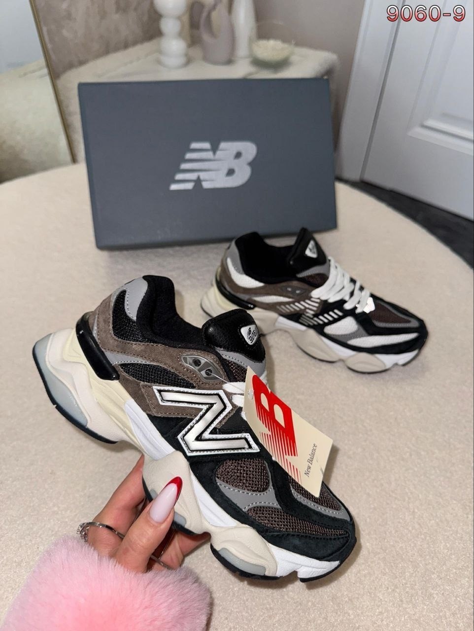 кроссовки new balance 9060,кроссовки new balance,кроссовки new balance 9060 brown black,повседневные кроссовки,new balance 9060