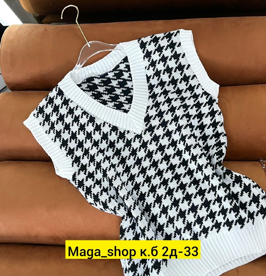 жилет женский вязаный,жилетка вязаная,жилет женский "гусиная лапка",вязаный жилет,жилетка женская