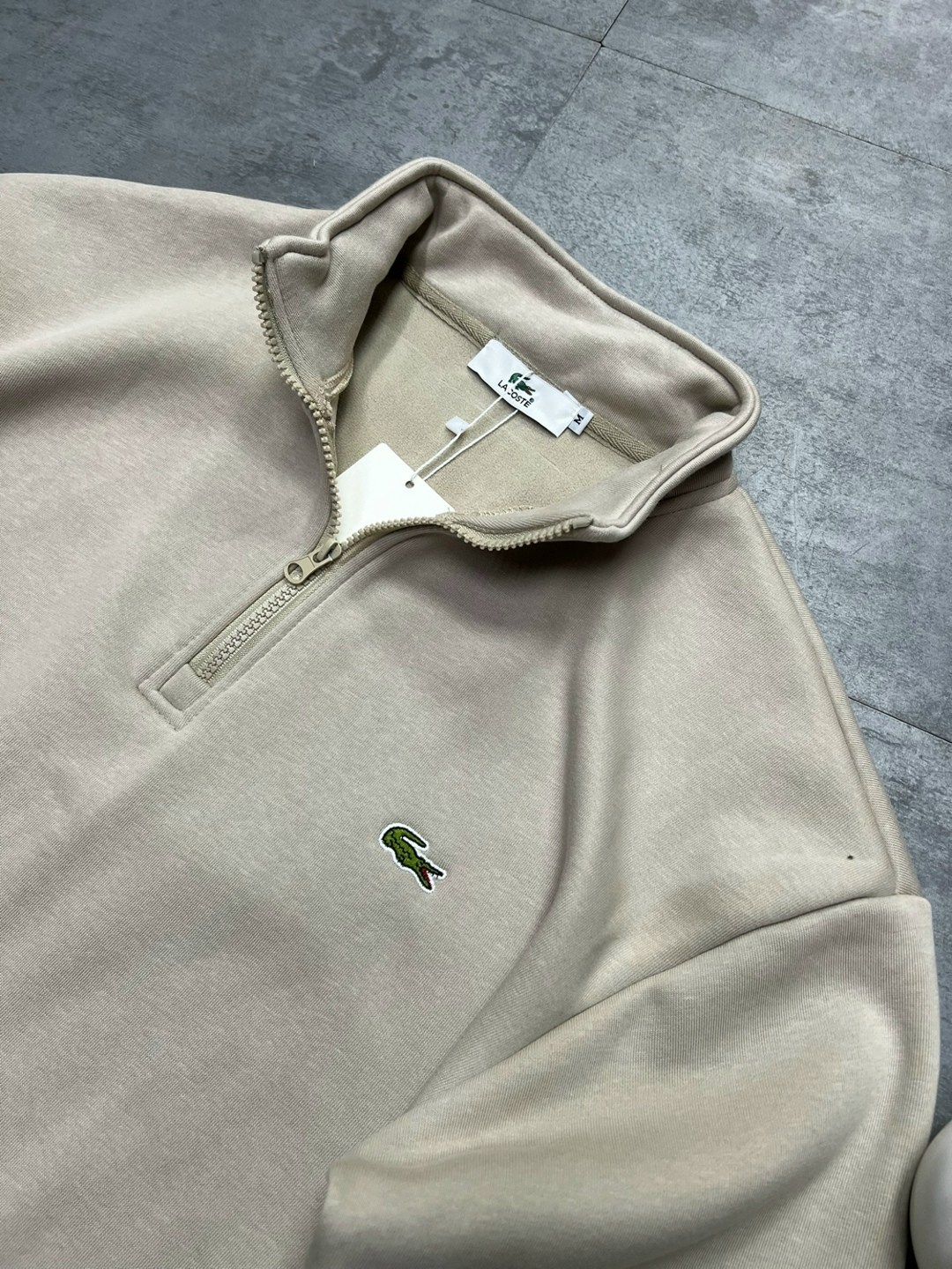 свитшот lacoste,кофта lacoste,мужская кофта,толстовка мужская lacoste casual черная xl,lacoste толстовка с высоким воротником черный