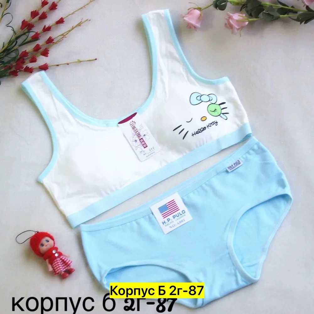 комплект нижнего белья для девочек,детский комплект топ и трусы,детские нижнее белье,нижнее белье для девочек подростков,детская нижнее белье для девочек