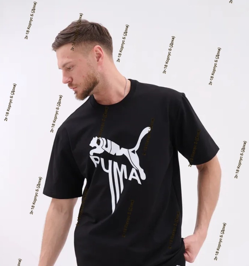 футболки для мужчин,мужская футболка puma,мужская футболка,футболки мужские с принтом,черные мужские футболки puma