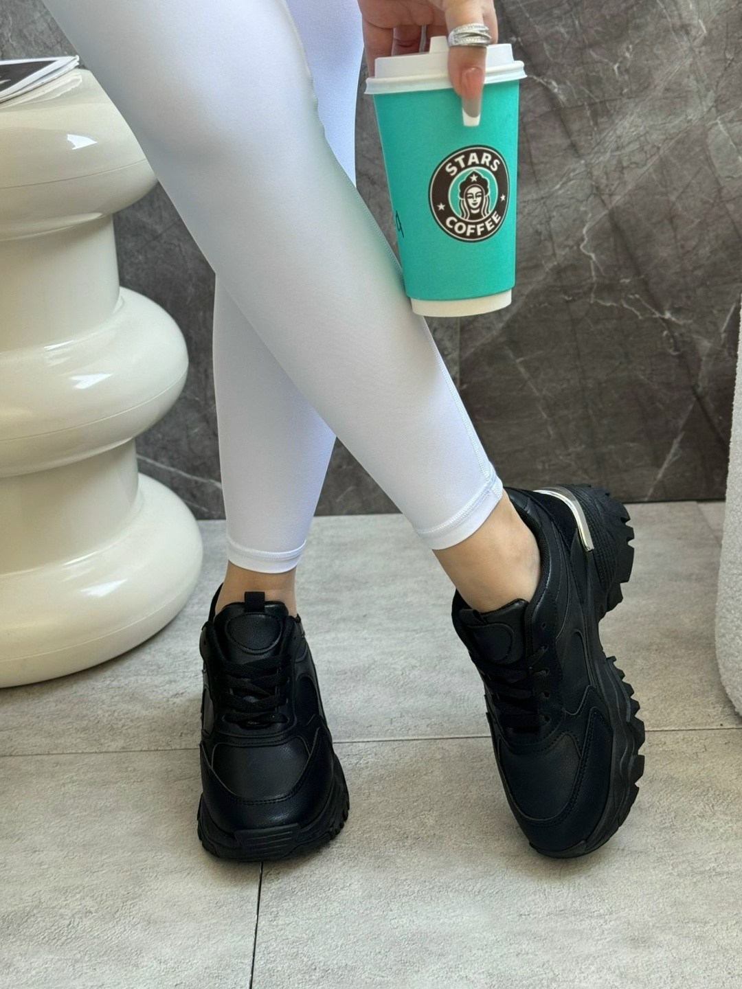 кроссовки женскиe,кроссовки,черные кроссовки,массивные кроссовки, кроссовки