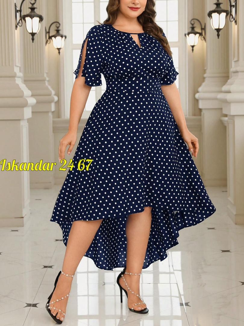 платья для полных,платья в горошек,платье женское в горошек больших размеров,платье в горошек для полных,женское платье больших размеров