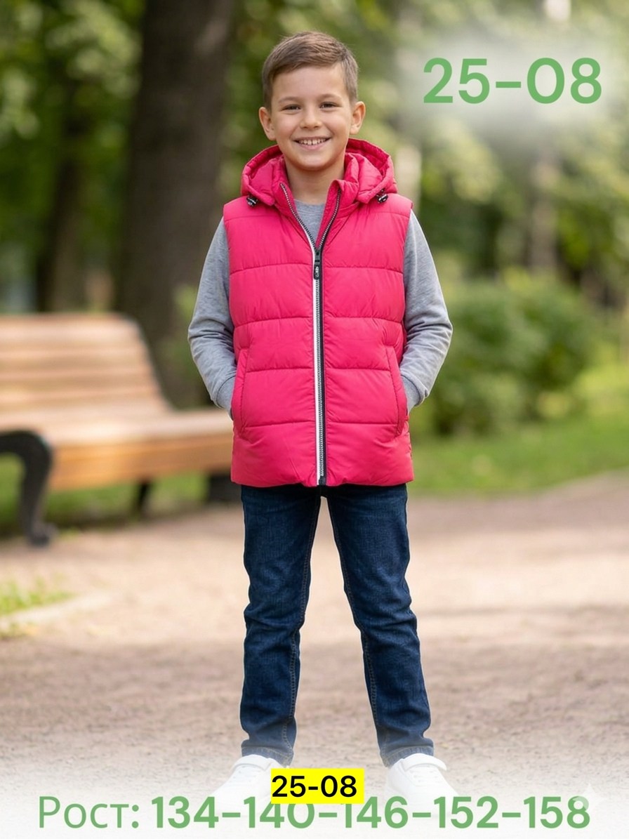 жилет детский,жилетка детская,жилетка для детей,демисезонная жилетка,жилет утепленный детский для мальчика