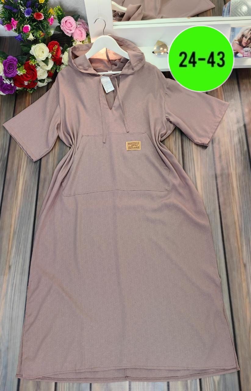 стильное платье бохо,платья бохо,платья в стиле бохо,льняное платье,платье с капюшоном