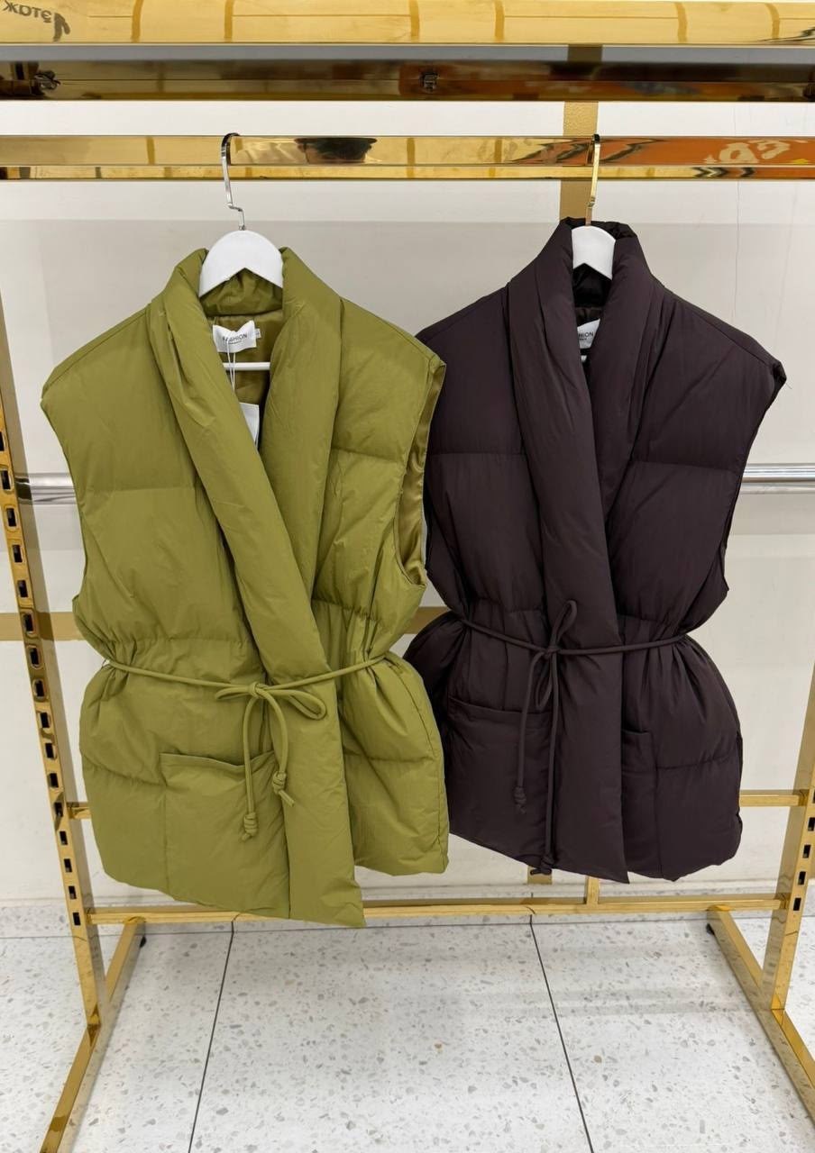 женская жилетка,женский жилет,жилет с поясом,теплый жилет,жилетка с поясом