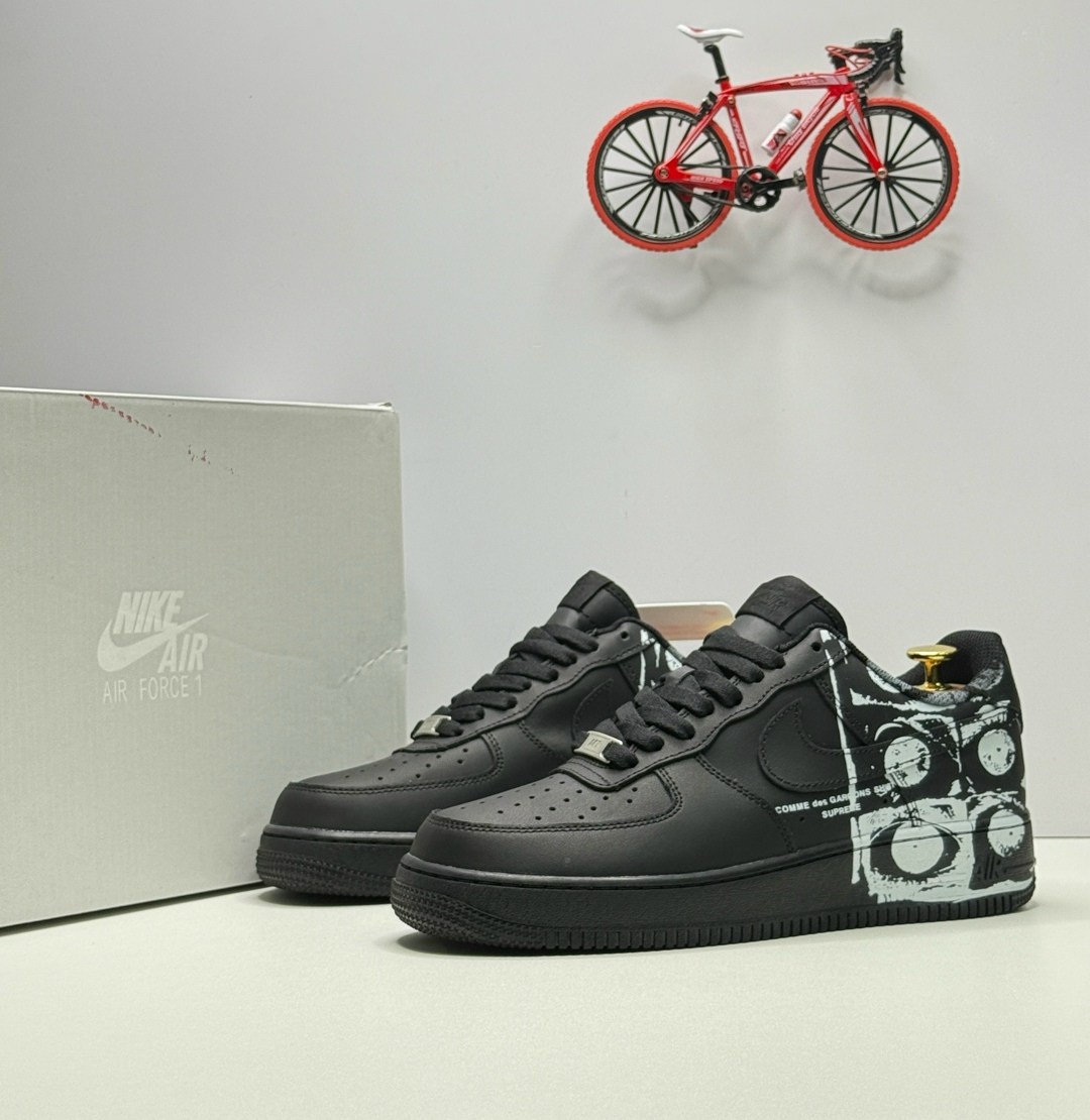 nike air force 1 supreme x cdg,кроссовки nike air force 1 supreme,кросcовки nike air force 1,nike air force 1 '07/ supreme/ cdg,кроссовки