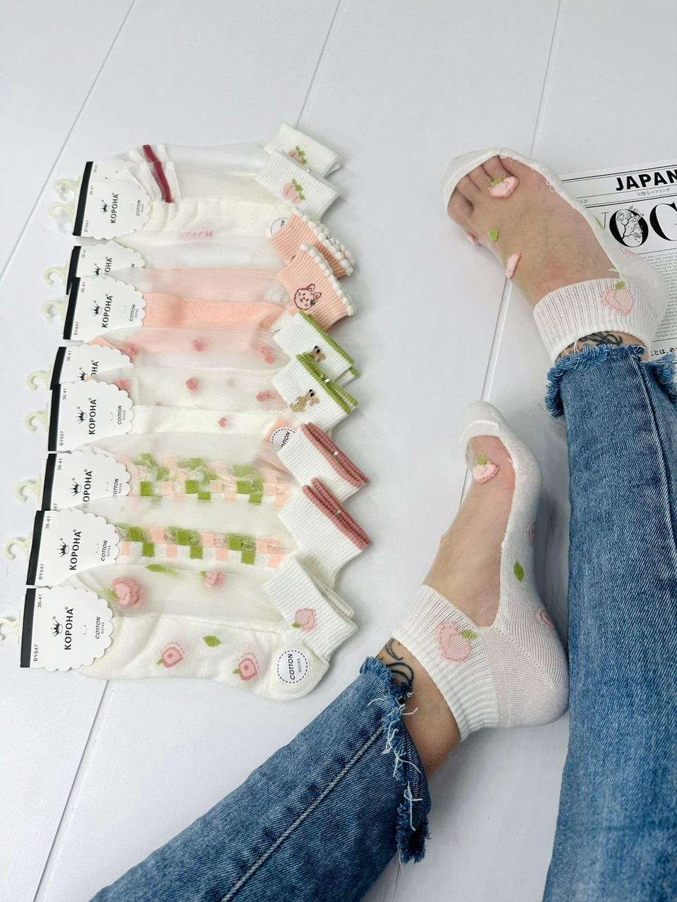носки женские 10 пар,женские носки короткие оптом,носки для женщин,женские носки,обувь