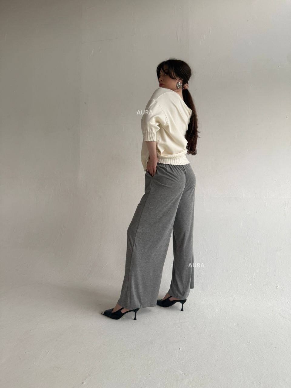 брюки палаццо женские серые,брюки новинки,брюки трикотажные палаццо,брюки палаццо,женские широкие брюки