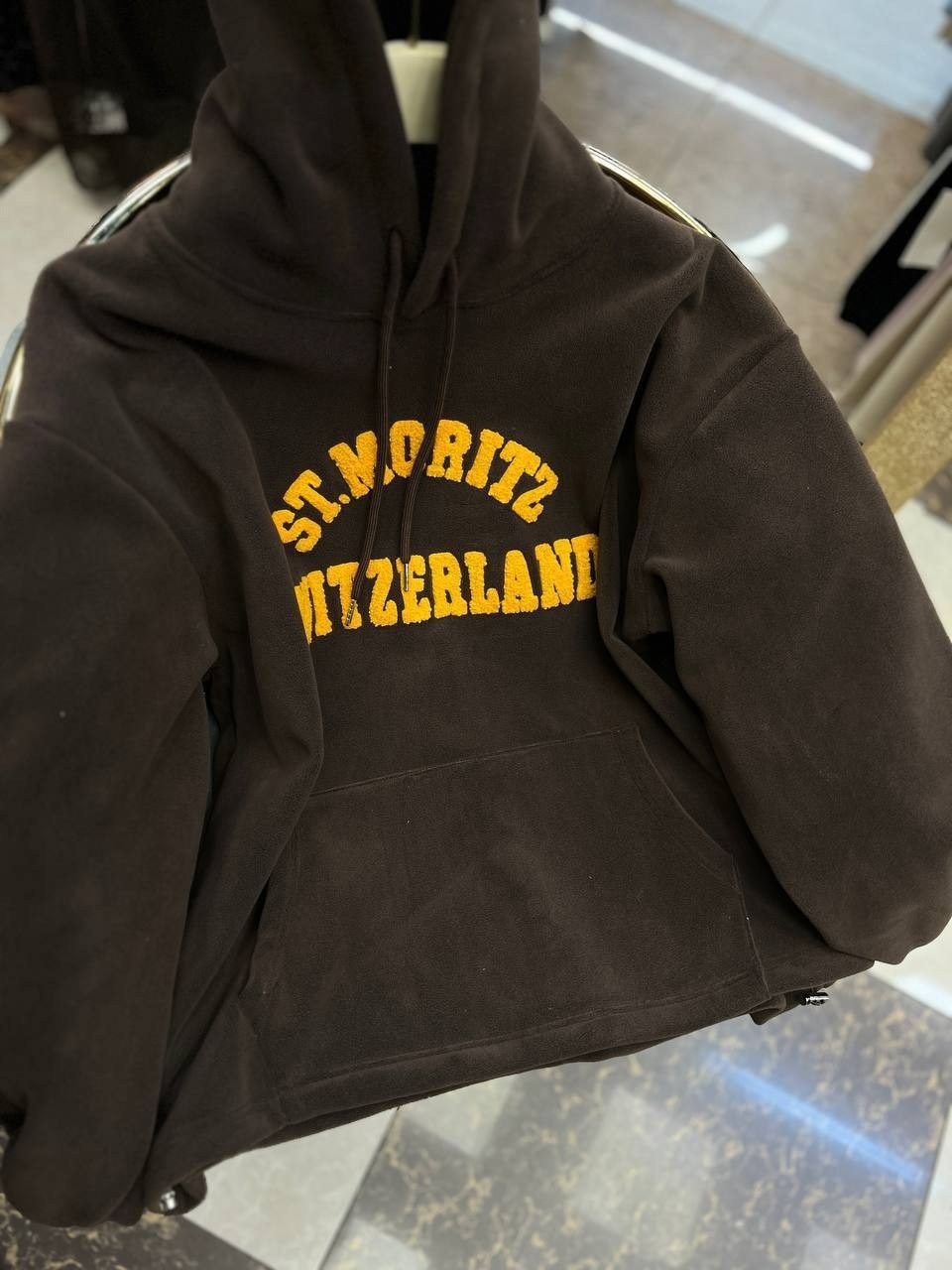 свитшот с капюшоном,женская толстовка оверсайз с капюшоном и принтом cheris animals world s коричневый,женская толстовка оверсайз с капюшоном и принтом cheris animals world,толстовка,свитшот