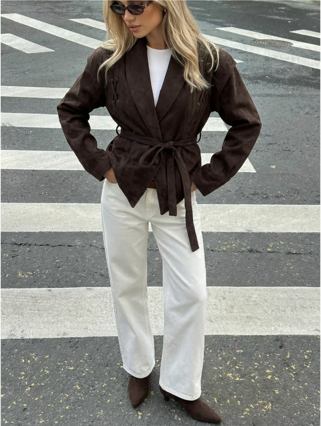 пиджак замшевый slavalook коричневый,замшевая куртка,замшевый пиджак,куртка замшевая женская,замшевая куртка с поясом