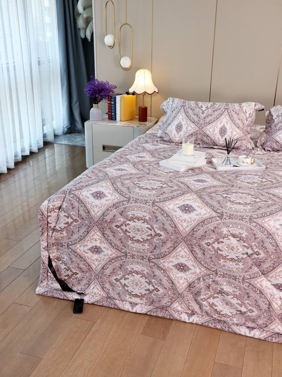 комплект постельного белья,комплект постельного белья с одеялом сатин евро,постельное белье,комплект постельного белья с одеялом miss mari,постельное белье леопард сатин