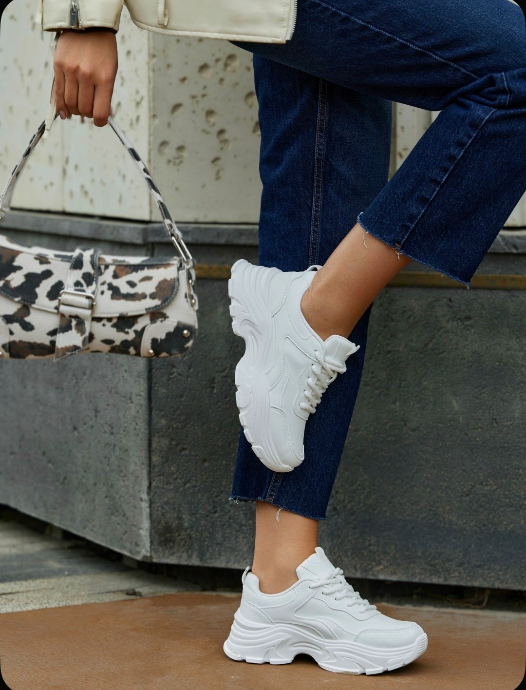 кроссовки женские белые спортивные на высокой подошве perfectium,кроссовки женские,белые кроссовки,белые кроссовки женские,кроссовки женские белые спортивные