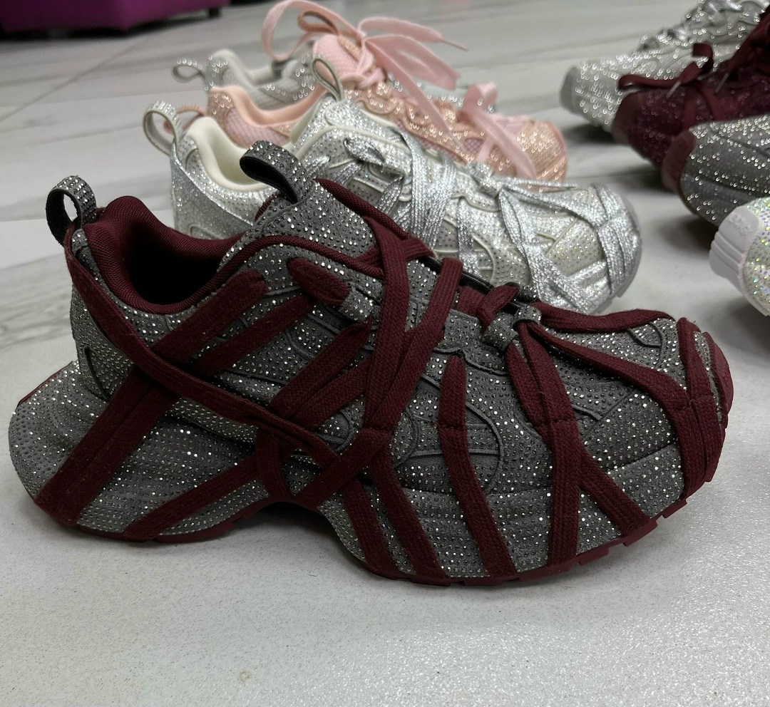 женские кроссовки,кроссовки массивные,кроссовки со стразами,модные кроссовки,женские кроссовки balenciaga