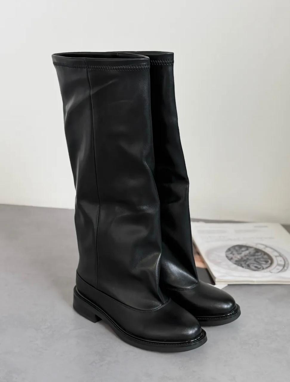 сапоги,женские сапоги,сапоги трубы высокие демисезонные matmazel,сапоги модные,сапоги-трубы