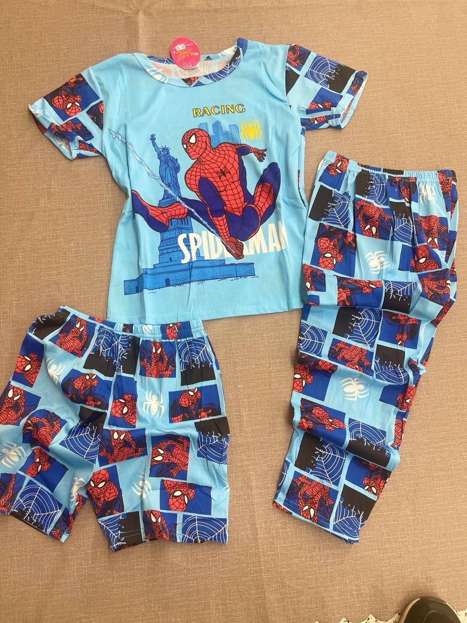 пижама человека паука детям,пижамка с человеком пауком для мальчиков,пижама человек паук,пижама для мальчика,пижама спайдермен