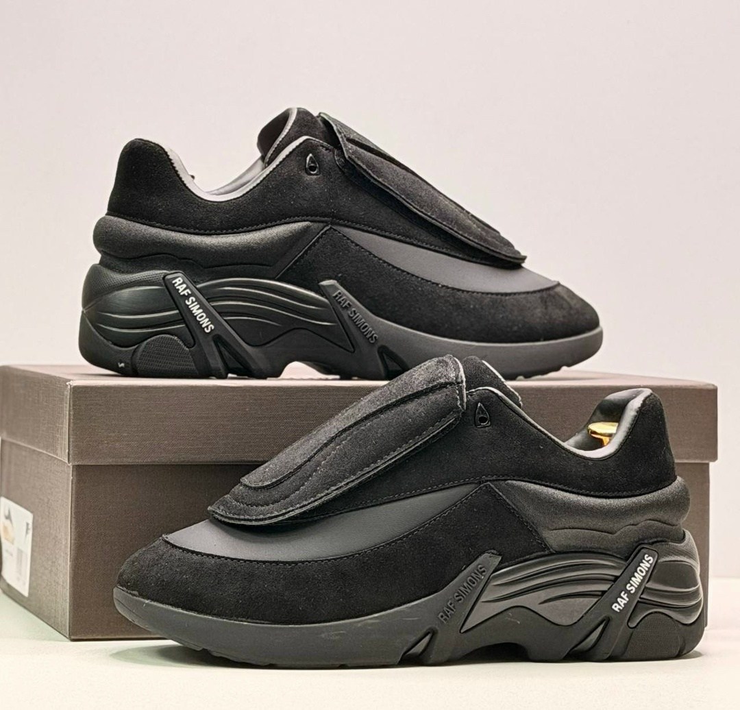 кроссовки raf simons antei,кроссовки raf simons,raf simons antei,raf simons черные замшевые низкие кроссовки,raf simons antei black