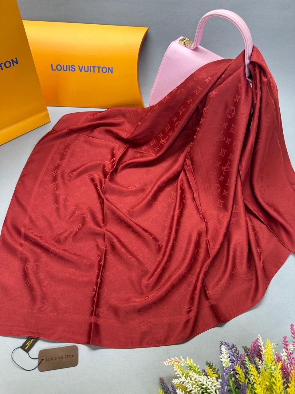 платок louis vuitton,платки шелковые,палантин женский,платок из натурального шелка,брендовый платок louis vuitton