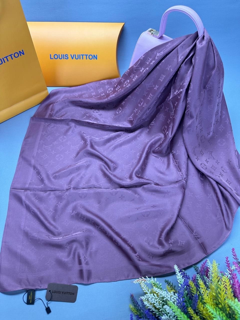 платок louis vuitton,платки шелковые,палантин женский,платок из натурального шелка,брендовый платок louis vuitton