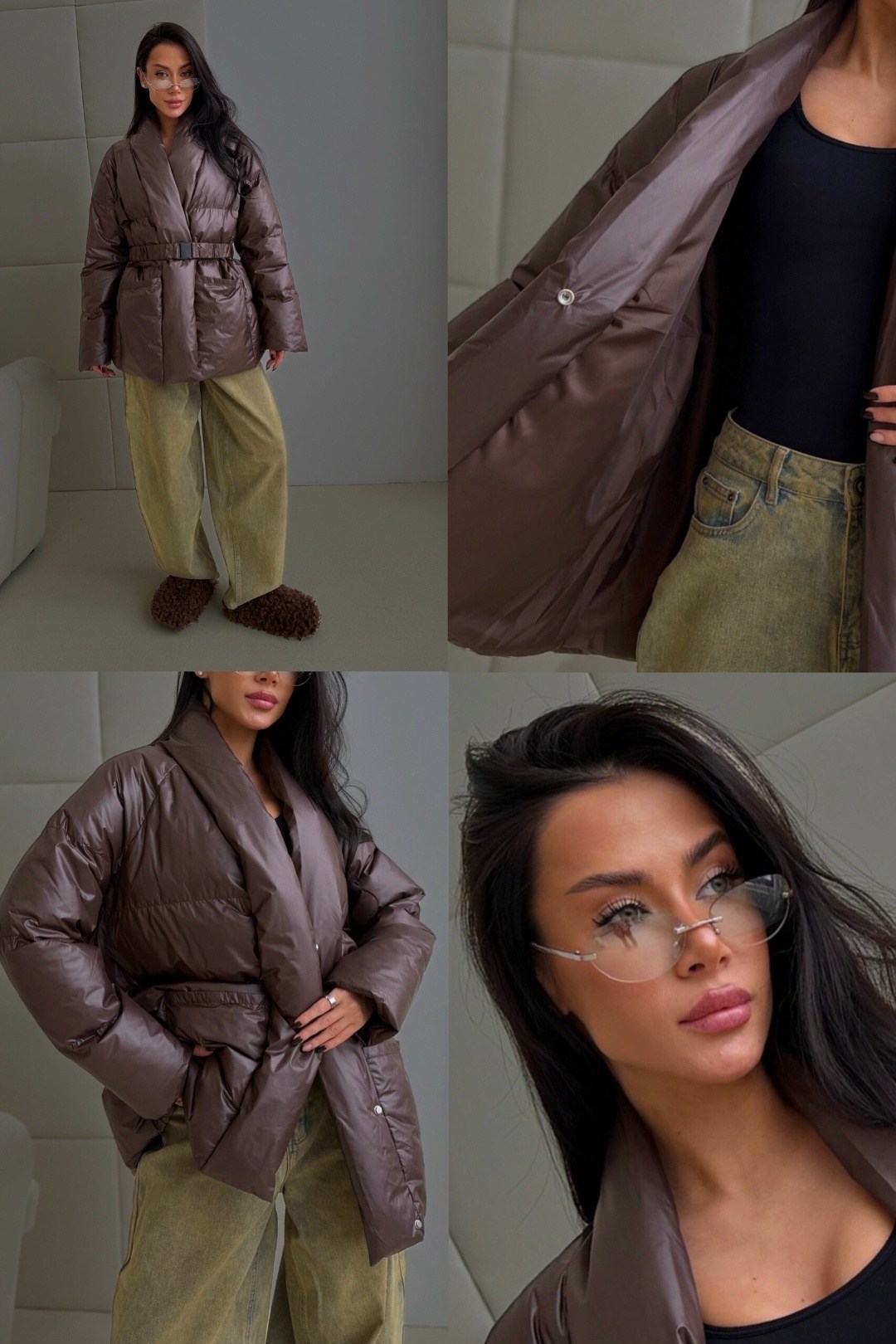 куртка с поясом,женская куртка,куртка,утепленная куртка с поясом,пуховик с поясом