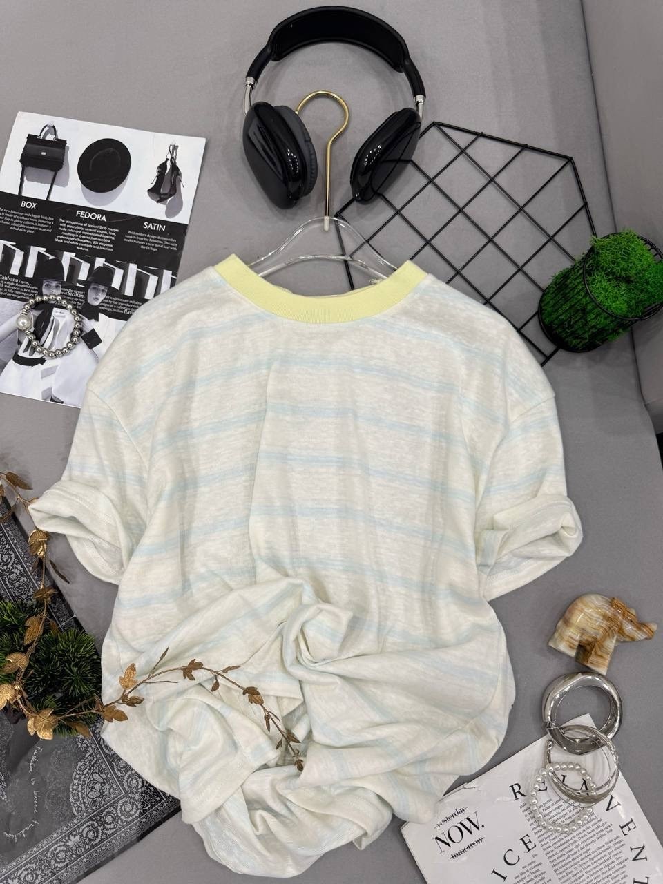 футболка в полоску,женская свободная футболка в полоску из натурального хлопка,футболка в полоску женская,полосатая футболка,стильная футболка