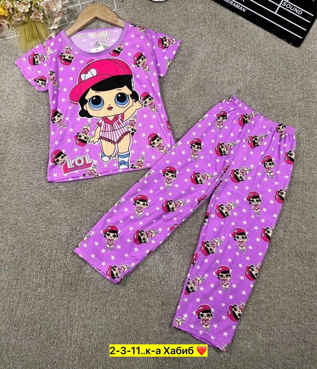 пижама кукла лол,пижама для девочек,пижама детская,пижама детская с лол,лол пижама для девочек