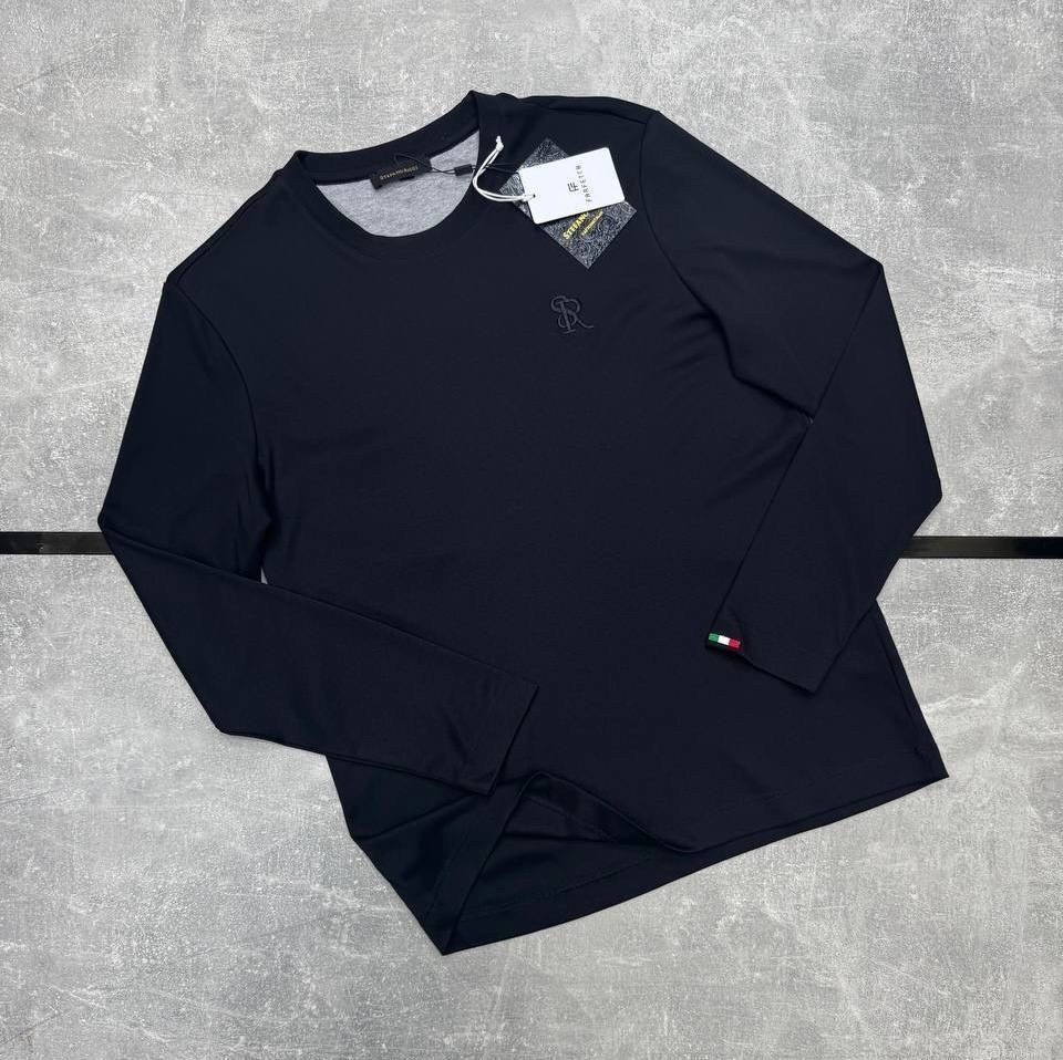 лонгслив brunello cucinelli,мужская кофта,темно синий лонгслив мужской томми хилфигер,брендовые свитшоты,мужской лонгслив